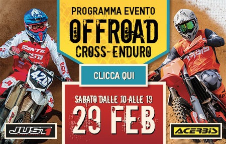 Evento Motorstock 29 febbraio: Off Road - Cross - Enduro