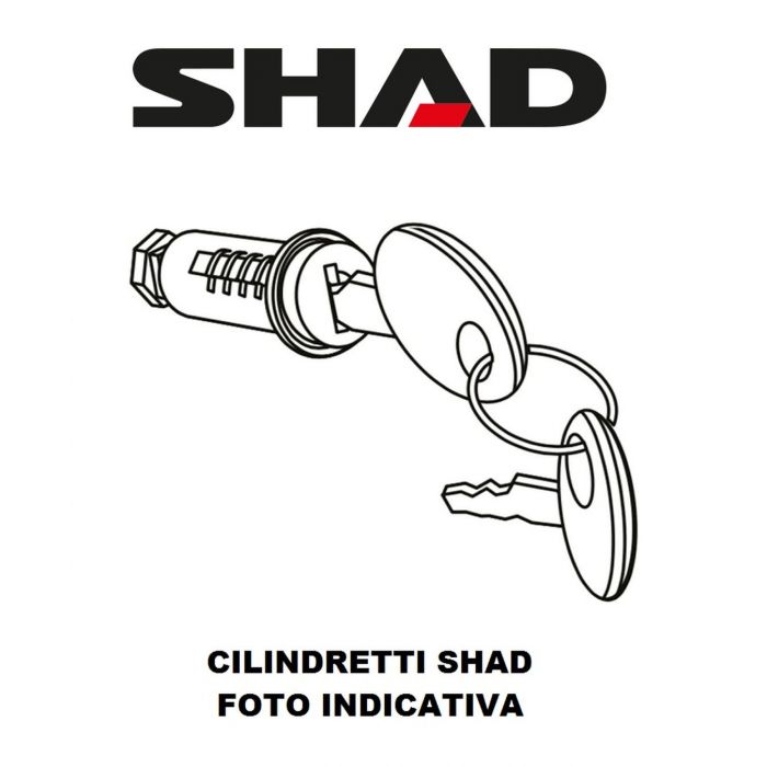 Kit Cilindro E Chiave Serratura Shad Per Bauletto Terra