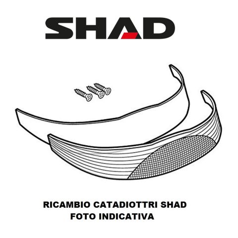 Catadiottro Shad Per Bauletto Sh26 Bianco