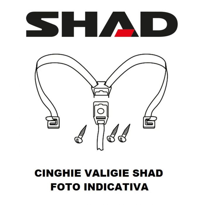 Ricambio Cinghie Elastiche Shad Per Sh58x/sh59x