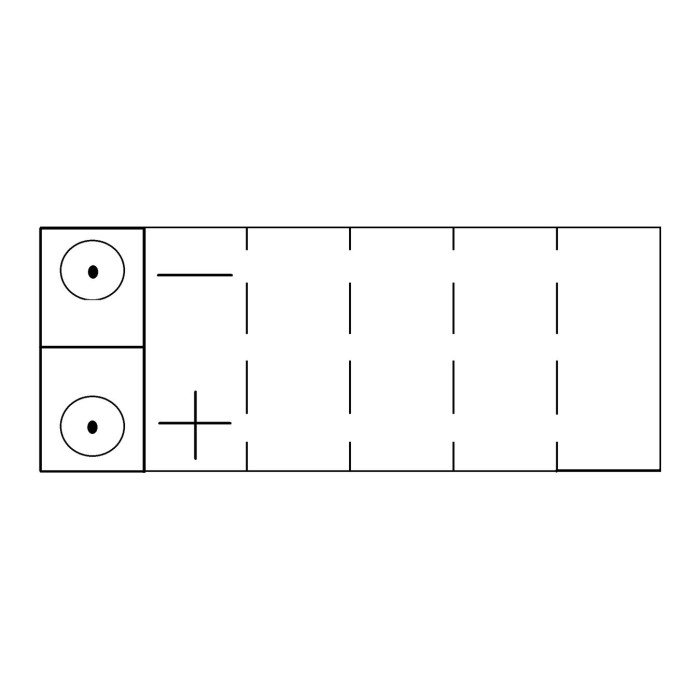 Batteria Potenziata Agm Motobatt 2,5 Ah Mtr4