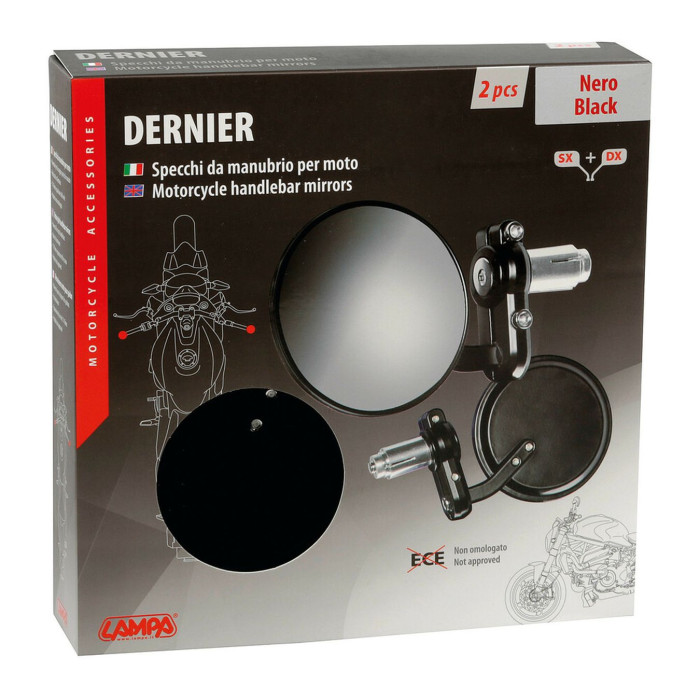 Coppia Specchi Moto Dernier Lampa 90491
