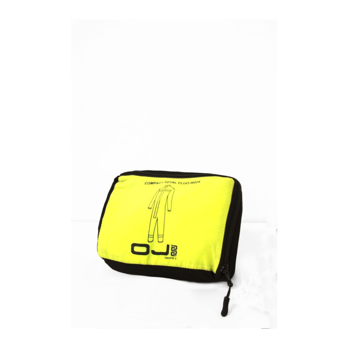 Tuta Intera Antipioggia Oj Compact Total Fluo Giallo Fluo Nero