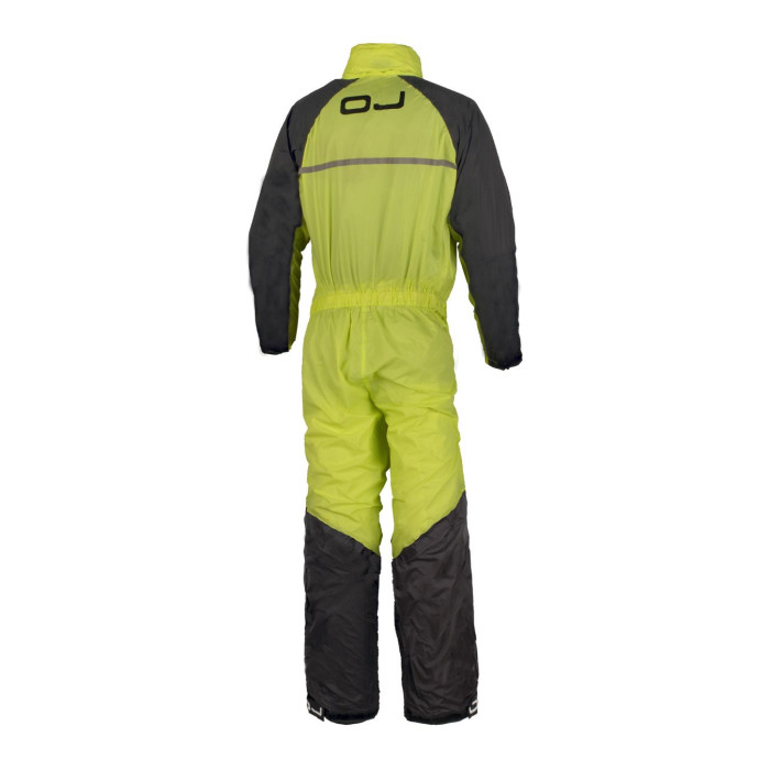 Tuta Intera Antipioggia Oj Compact Total Fluo Giallo Fluo Nero