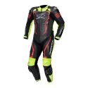 Tuta Intera In Pelle Spyke Assen Race 2.0 Black/fluoyellow/flu