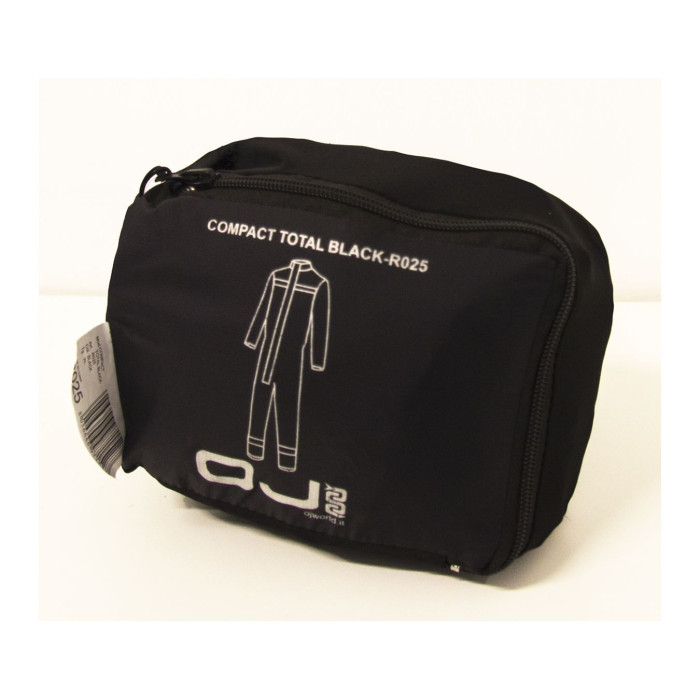 Tuta Intera Antipioggia Oj Compact Total Nero
