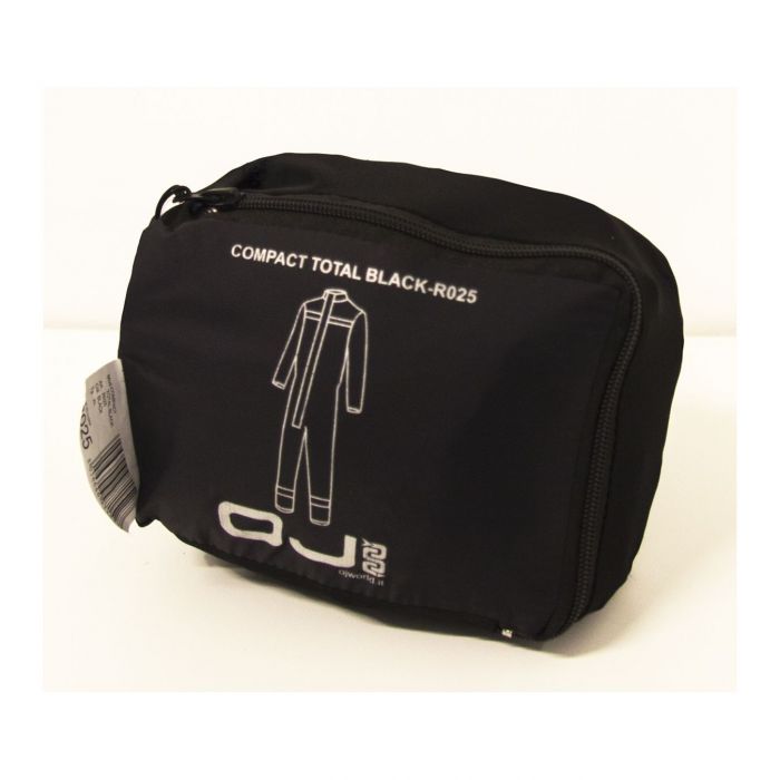 Tuta Intera Antipioggia Oj Compact Total Nero