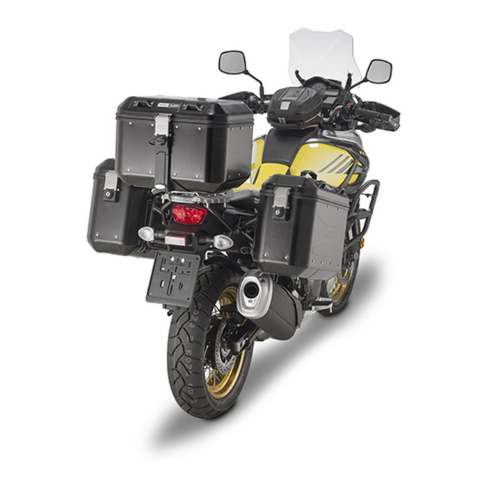 Givi Dlmk36bpack2 Coppia Valigie Trekker Dolomiti Alluminio Nero