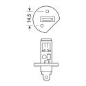 Lampadine Alogena Lampa 12v Xenon Top +120% Luce - H1 - 55w - 2 Pz