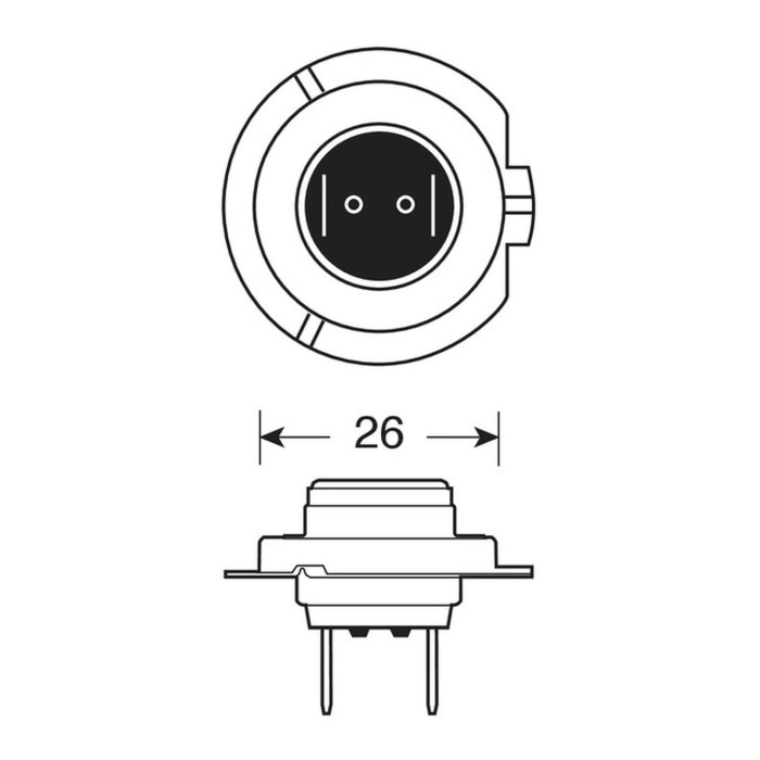 Lampadine Alogena Lampa 12v Xenon Top +120% Luce - H7 - 55w - 2 Pz