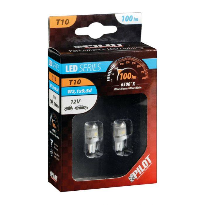 Lampadine Al Led Lampa 12v Mega-led 3 - 2 Pz - Bianco