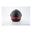 Casco Jet Blauer Brat Black Matt/red