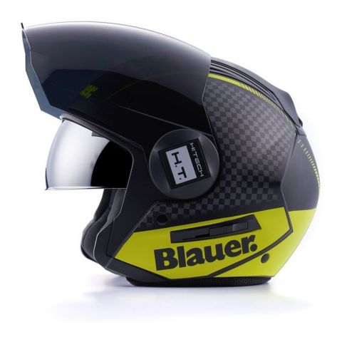 Jet Blauer Real Ht B Graphic Black Matt/titanium/ Helmet