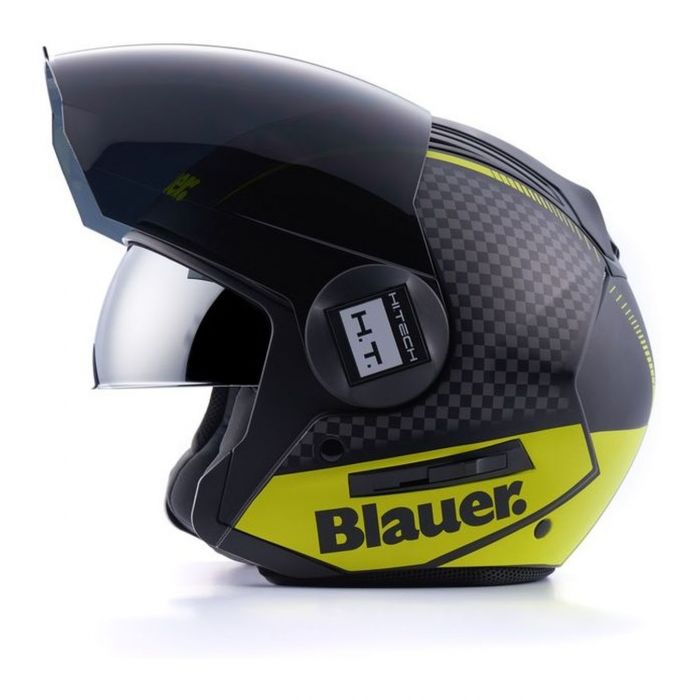 Casco Jet Blauer Real B Graphic Black Matt/titanium/