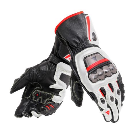 Guanti Dainese Full Metal 6 Black/white/lava-red