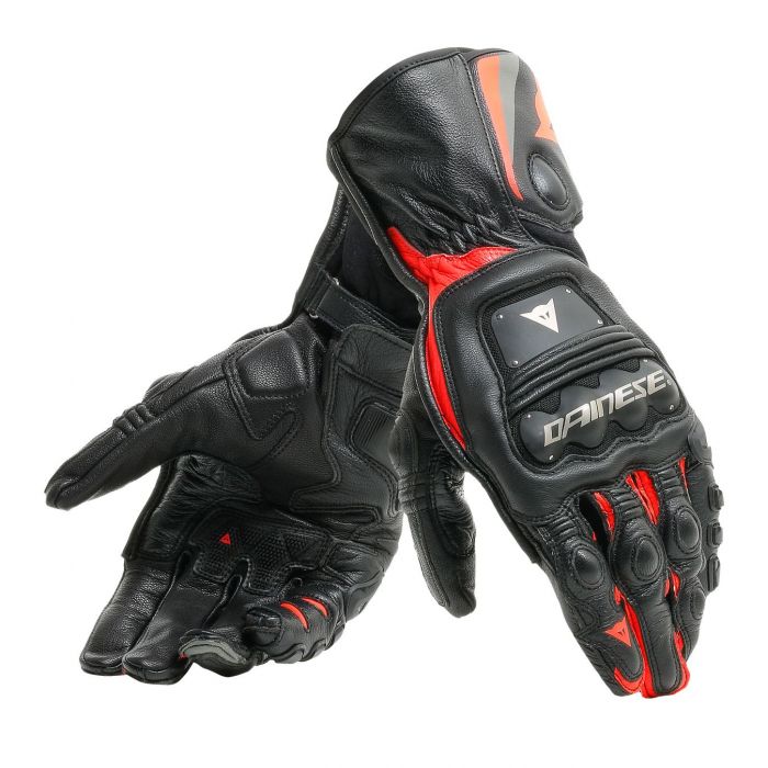 Guanti Dainese Steel-pro Black/fluo-red