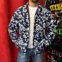 Camicia Imbottita Tucanourbano Fester Blu Fantasia