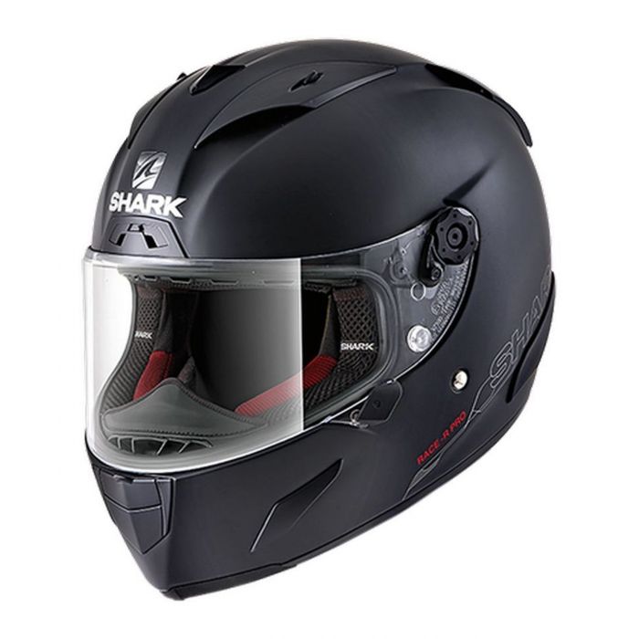 Casco Integrale Shark Race-r Pro Blank Mat Black Mat