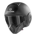 Casco Jet Shark Street Drak Blank Mat Black Mat