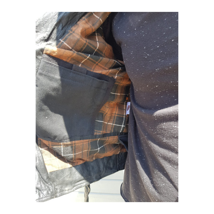 Giubbino In Pelle Custom Held Hot Road Nero