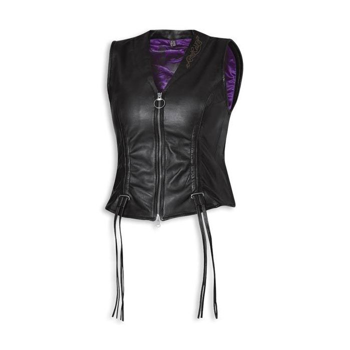 Gilet Donna In Pelle Held Shakira Nero