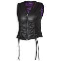 Gilet Donna In Pelle Held Shakira Nero