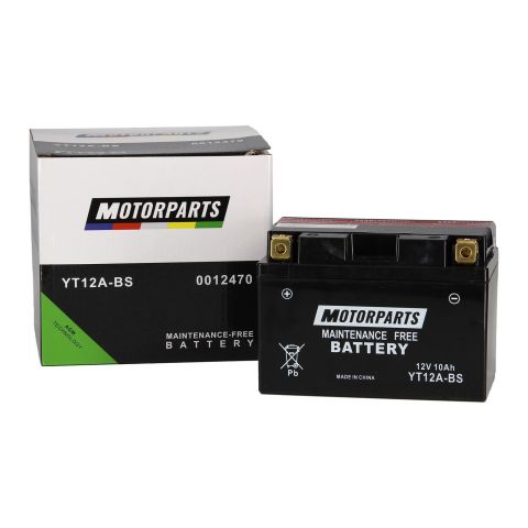 Batteria Motorparts Yt12a-bs Agm - Pronta All'uso