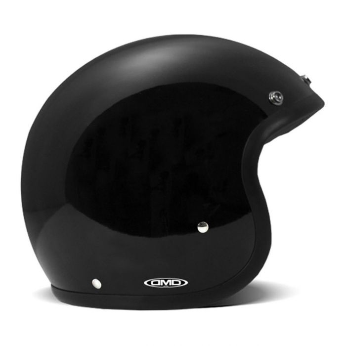 Casco Jet Dmd Vintage Solid Black