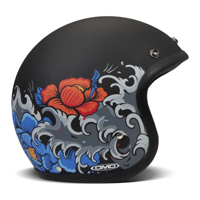 Casco Jet Dmd Vintage Irezumi