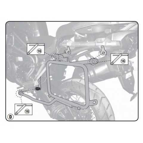 GIPLR6408.jpg| GIVI PORTAV.LATERALE TRIUMPH TIGER EXPLORER 1200 (2016)