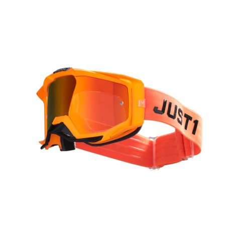 Maschera Goggle Cross Just1 Iris Pulsar Fluo Orange