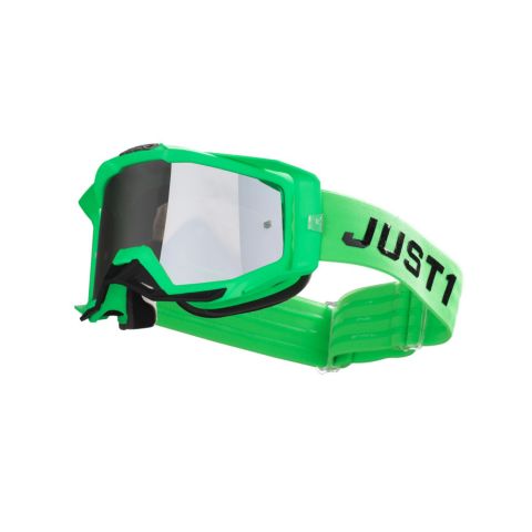 Maschera Goggle Cross Just1 Iris Pulsar Fluo Green