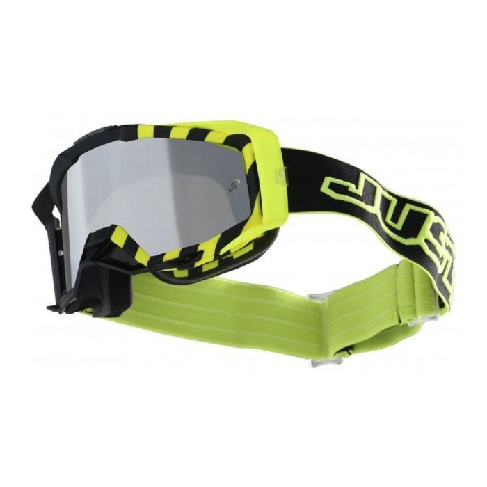 Maschera Goggle Cross Just1 Iris Stripe Yellow