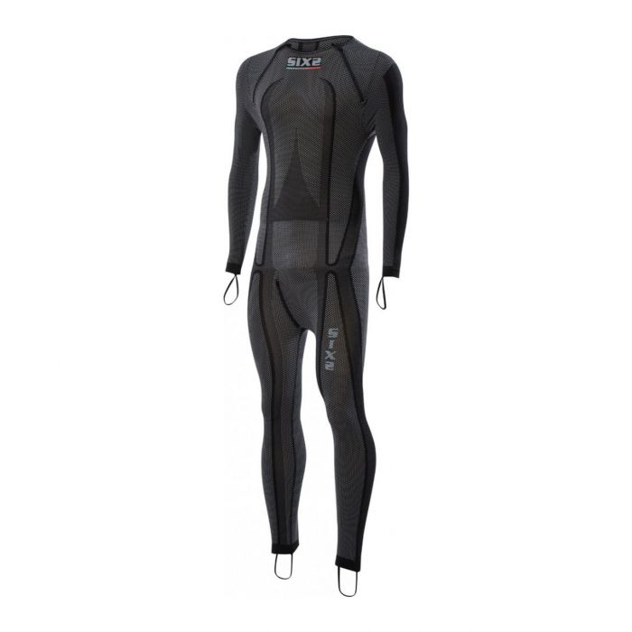 Sottotuta Integrale Raging 4 Stagioni Carbon Underwear Sixs Black Carbon