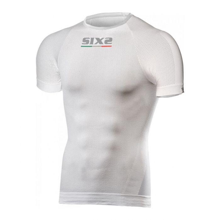 T-shirt Girocollo In Carbon Underwear Sixs White Carbon
