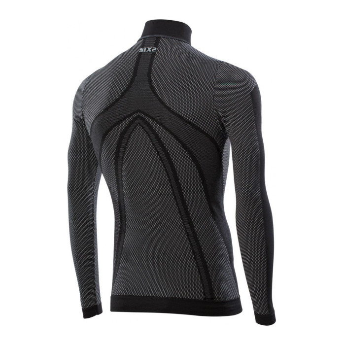 Maglia A Maniche Lunghe Lupetto In Carbon Underwear Sixs Black Carbon