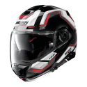 Casco Modulare Nolan N100-5 Upwind N-com Black Red