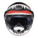 Casco Jet Nolan N21 Visor Skydweller Green Black Matt