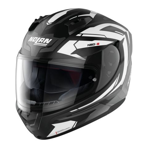 Casco Integrale Nolan N60-6 Anchor White Black Matt