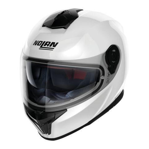 N80-8 Special N-com Pure White Full Face Helmet Nolan