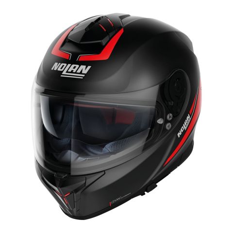 Casco Integrale Nolan N80-8 Staple N-com Red Black Matt