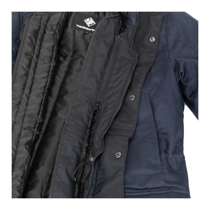 Giacca 3/4 Imbottita Tucano Urbano Stanley Park Blu Scuro