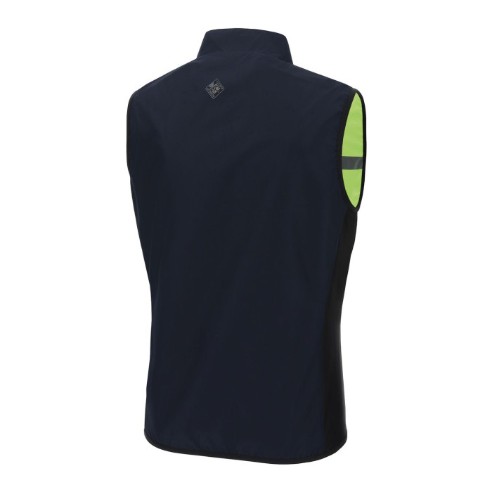 Nano Switch Gilet Antivento Tucano Urbano Blu Scuro-giallo Fluo
