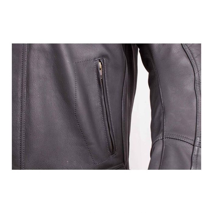 Giacca In Pelle Gms Panther Nero