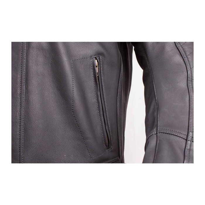 Giacca In Pelle Gms Panther Nero