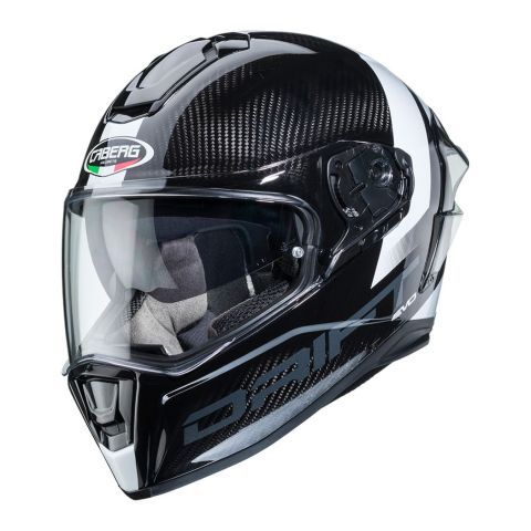 Casco Integrale Caberg Drift Evo Carbon Sonic Anthracite/white