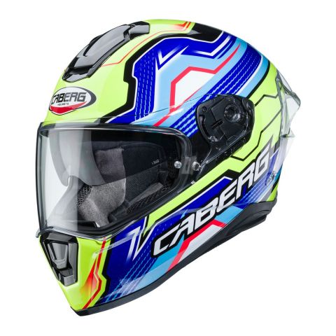 Casco Integrale Caberg Drift Evo Lb29 Black/yellow Fluo/bl