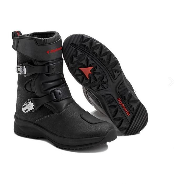 Stivali Impermeabili Stylmartin Navajo Evo Low Wp Black/anthratice