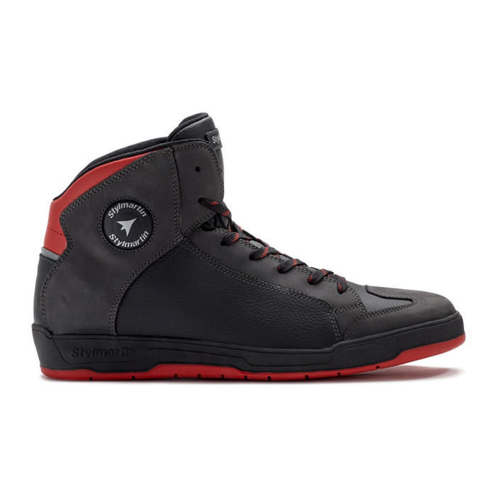 Scarpe In Pelle Stylmartin Double Wp Black/red