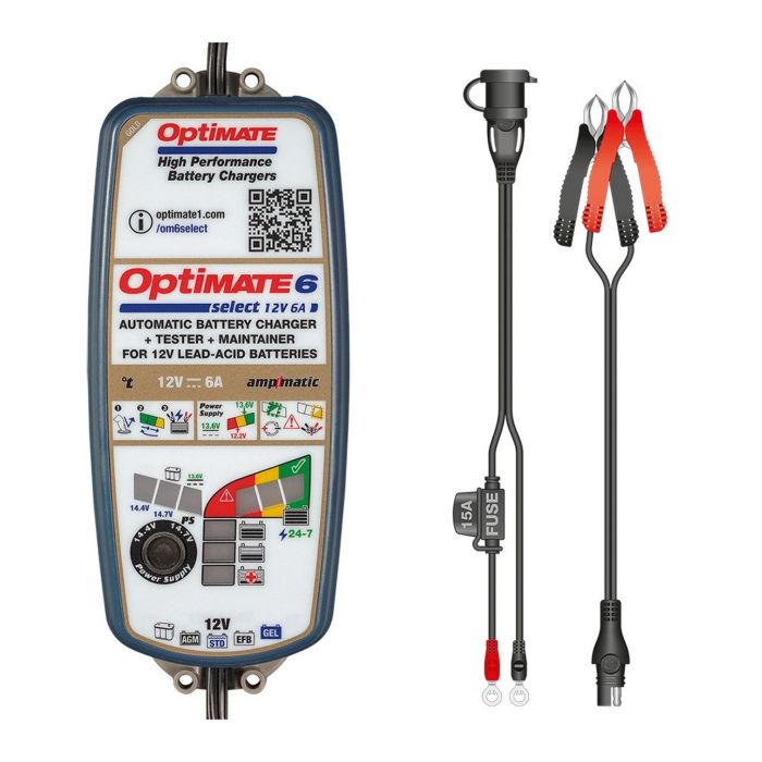 Caricabatterie Optimate 6 Select 12v/6a